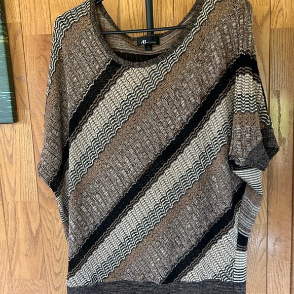 AB Studio Multicolor Knit Sweater - Picture 1 of 4